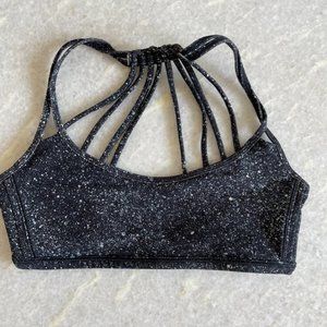 lululemon Strappy Sports Bra - Navy Stars - size 4